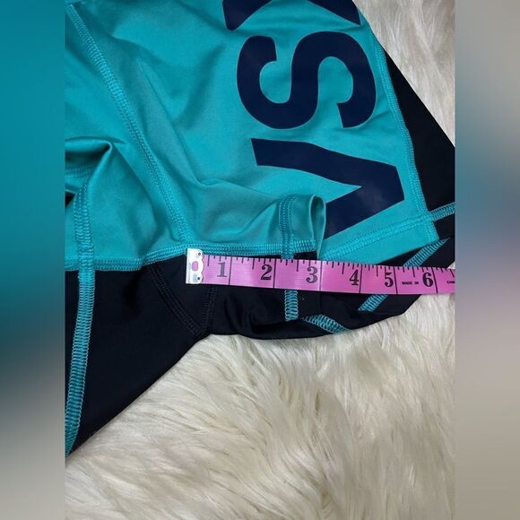 Victoria’s Secret Sport turquoise and navy shorts sz small - Picture 5 of 6